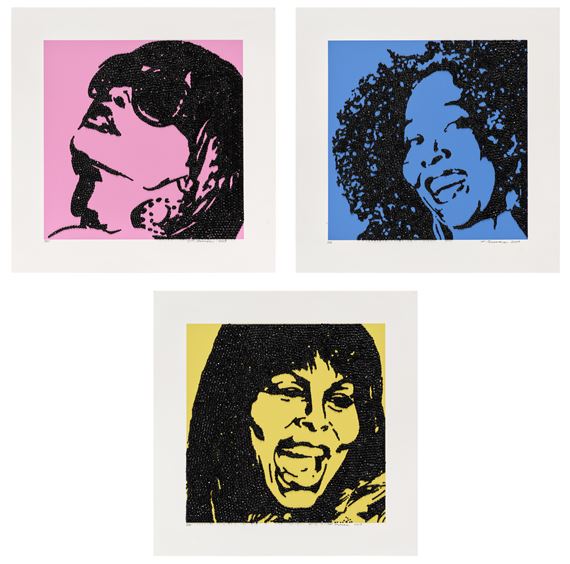 Trois Divas (AEIOU and sometimes Y - Mickalene Thomas