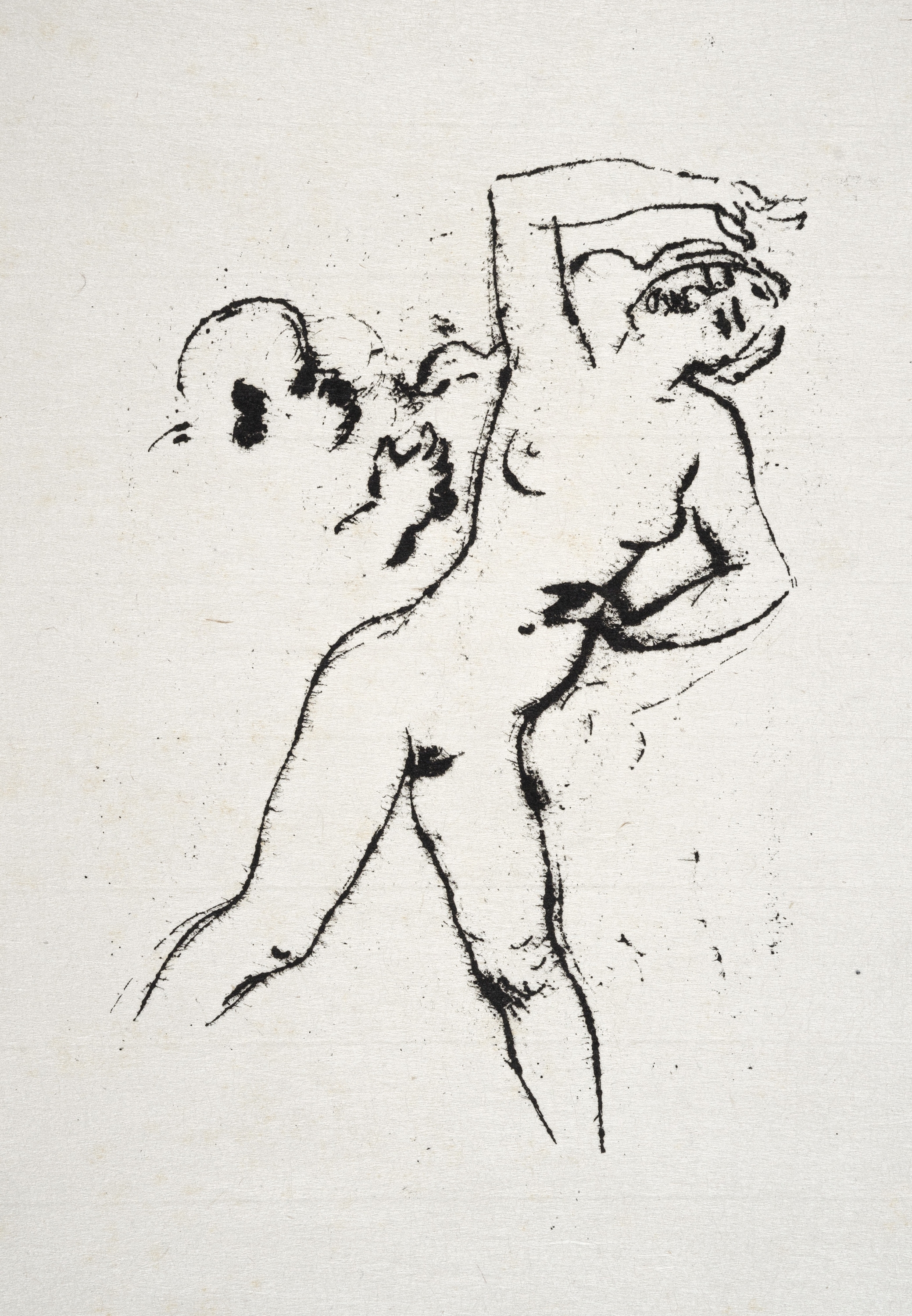 Artwork by Richard Ziegler, Don Pankrazios Liebesgarten, Made of Japanbüttendruck