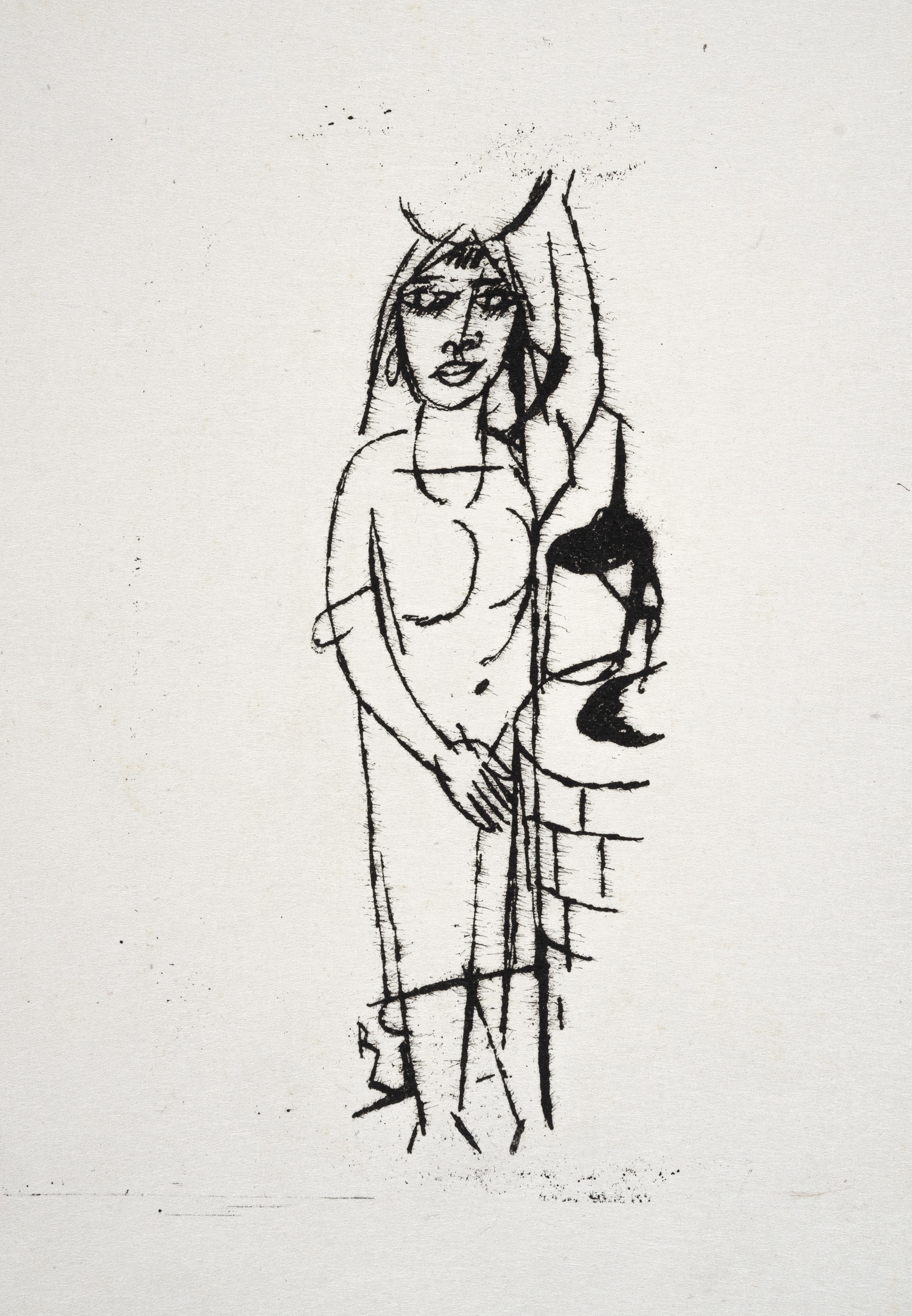 Artwork by Richard Ziegler, Don Pankrazios Liebesgarten, Made of Japanbüttendruck