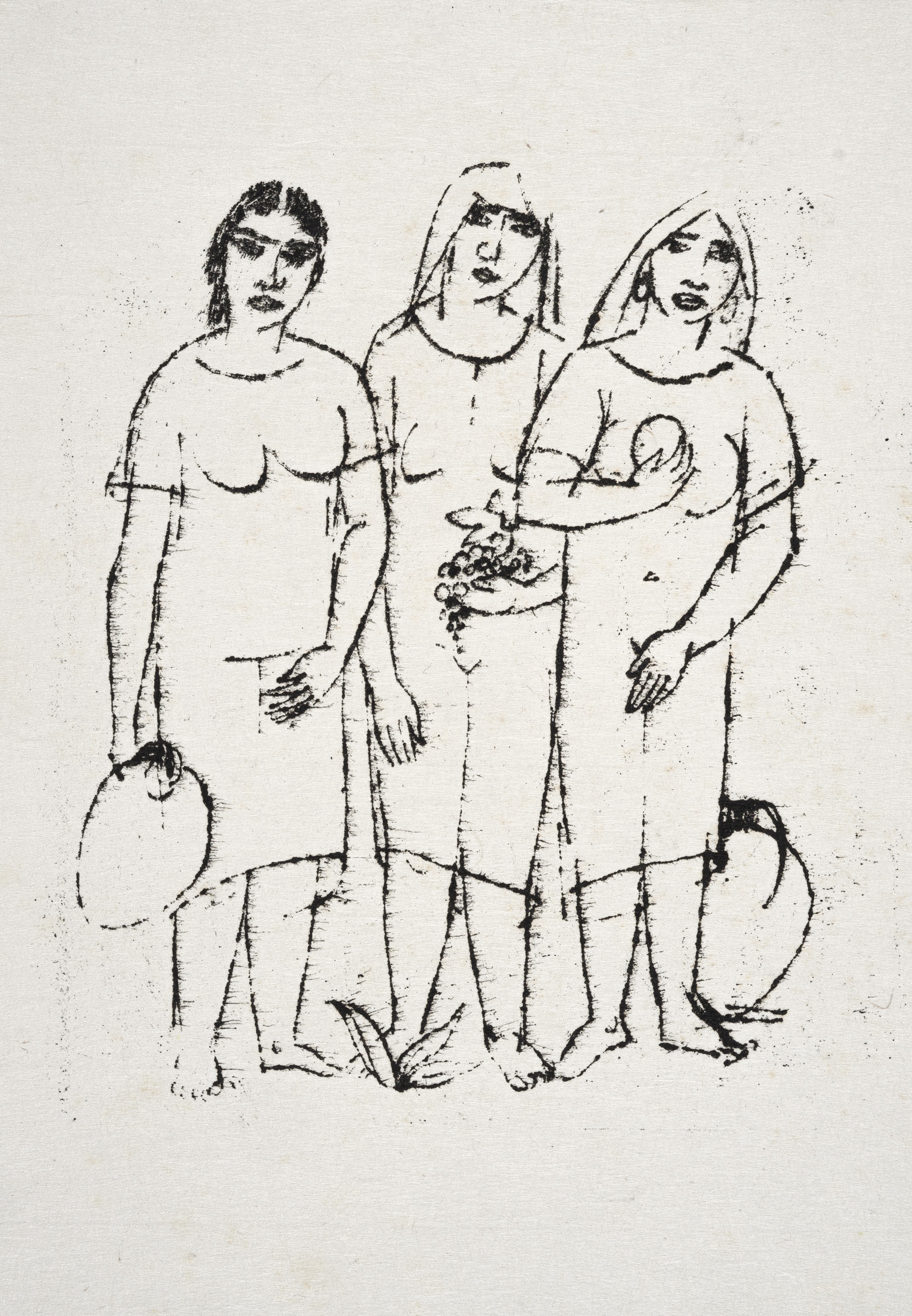 Artwork by Richard Ziegler, Don Pankrazios Liebesgarten, Made of Japanbüttendruck