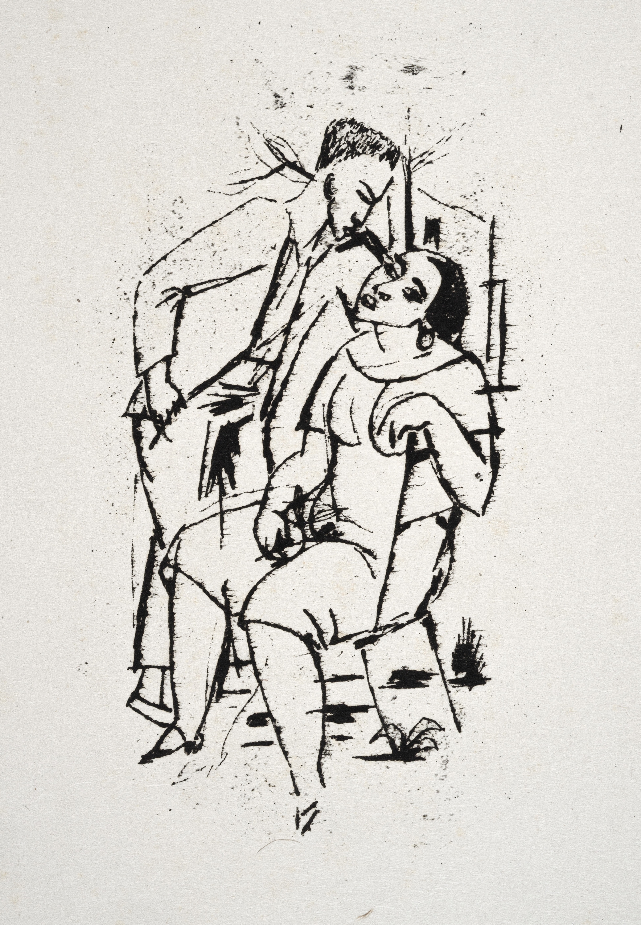 Artwork by Richard Ziegler, Don Pankrazios Liebesgarten, Made of Japanbüttendruck