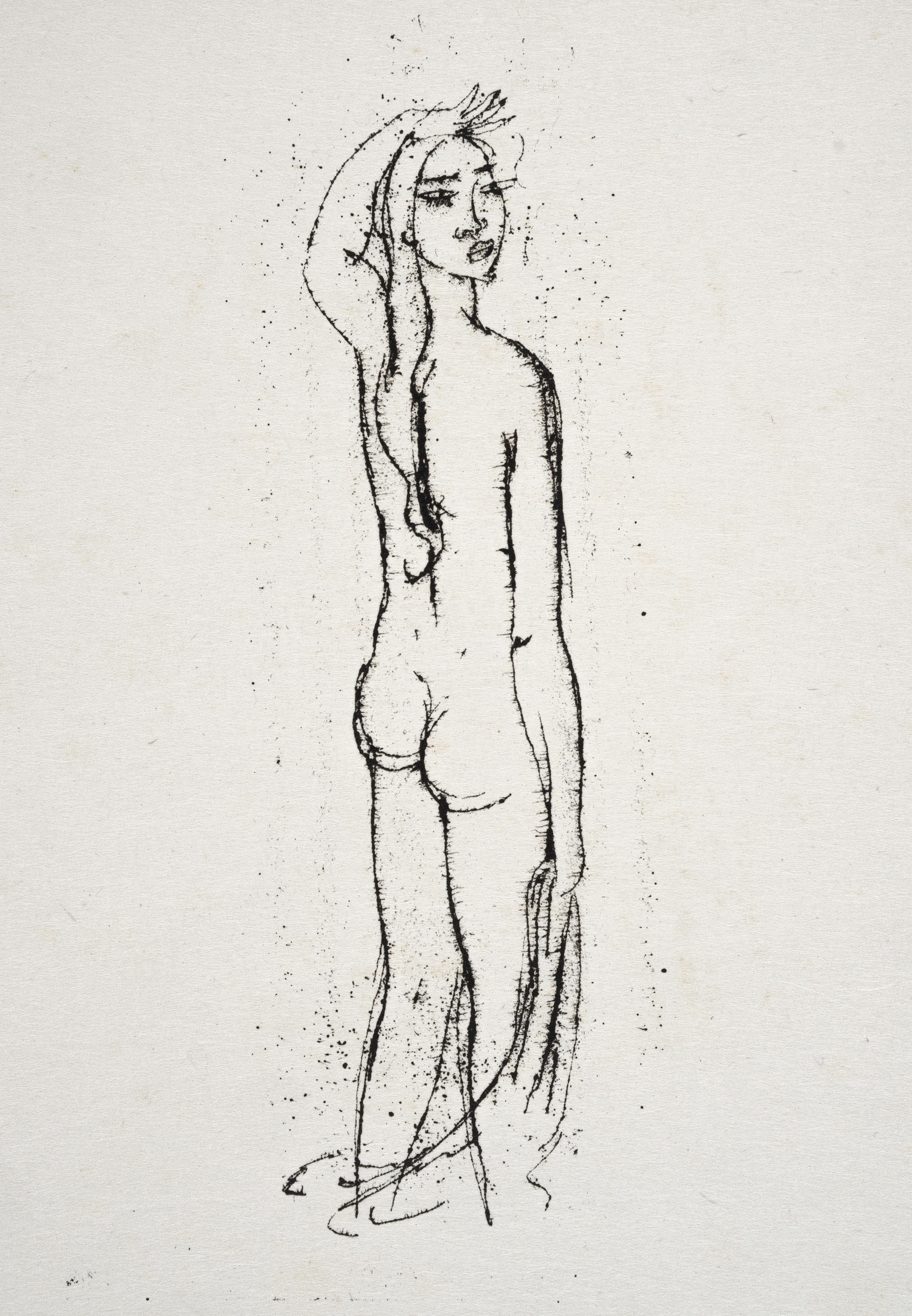 Artwork by Richard Ziegler, Don Pankrazios Liebesgarten, Made of Japanbüttendruck