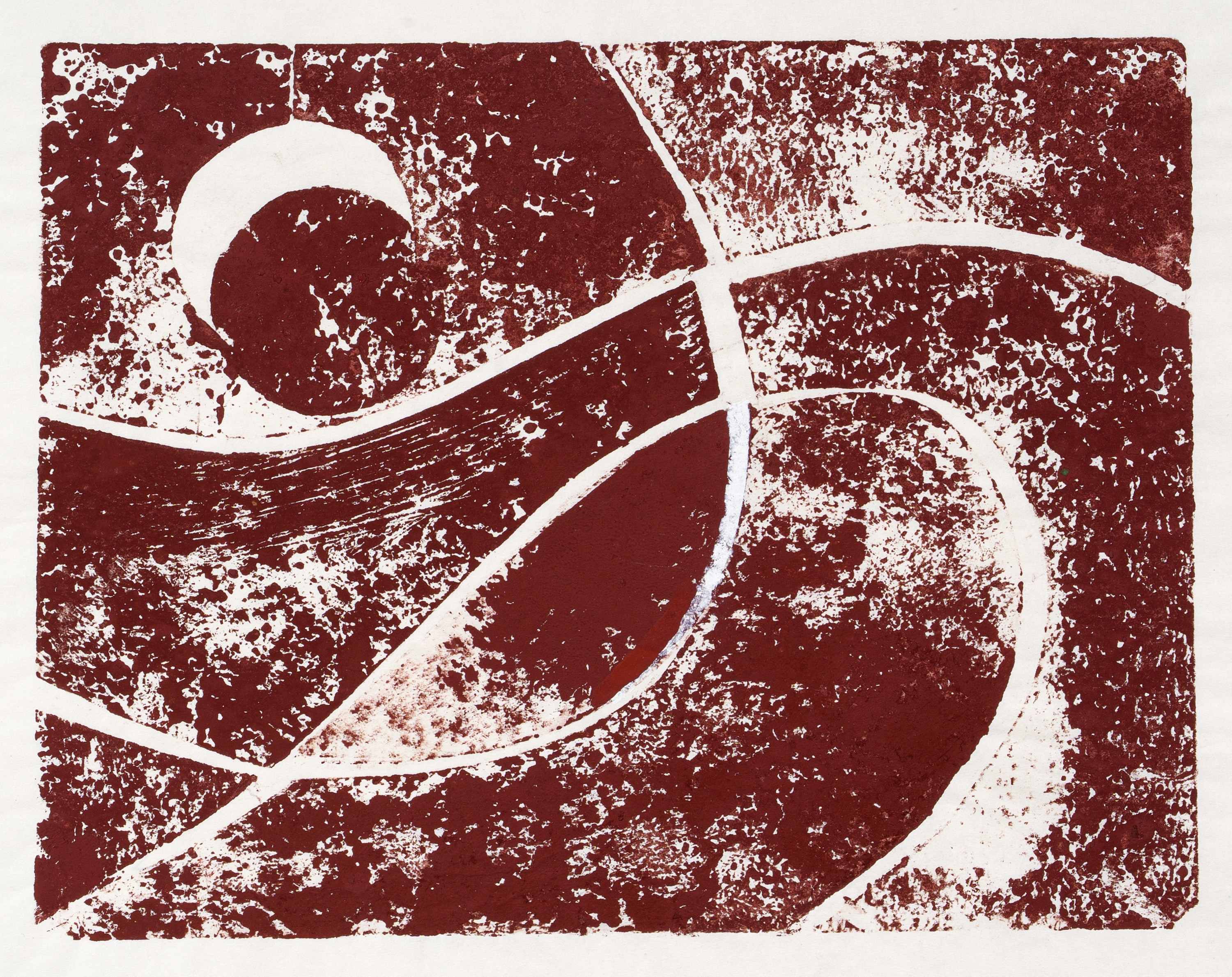 Artwork by Hermann Glöckner, Umkehrung, versetzt, Made of Kasein-Tempera