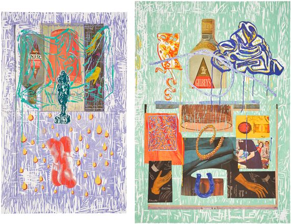 Long and High; and Fast and Slow, from High and Low - David Salle