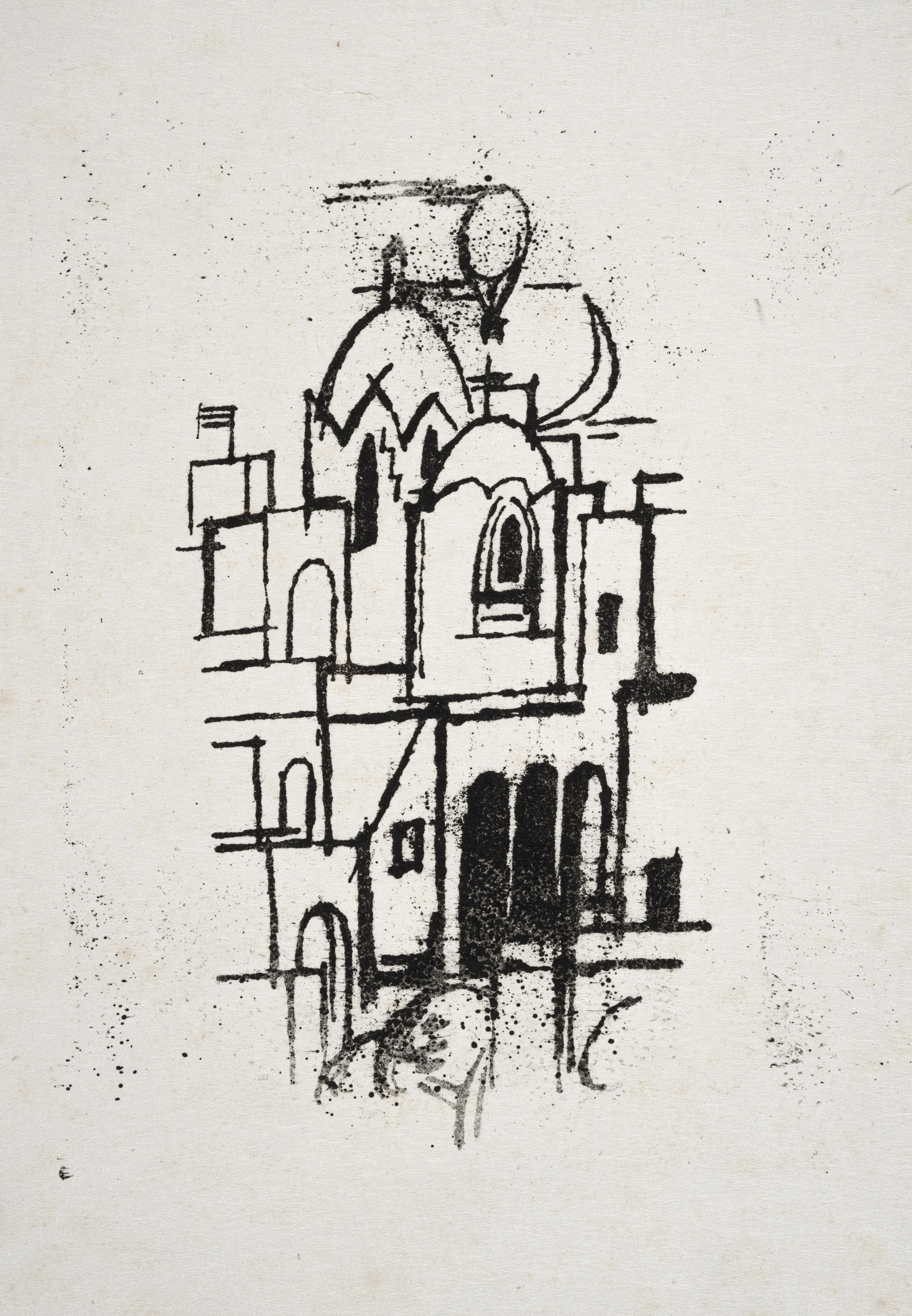 Artwork by Richard Ziegler, Don Pankrazios Liebesgarten, Made of Japanbüttendruck