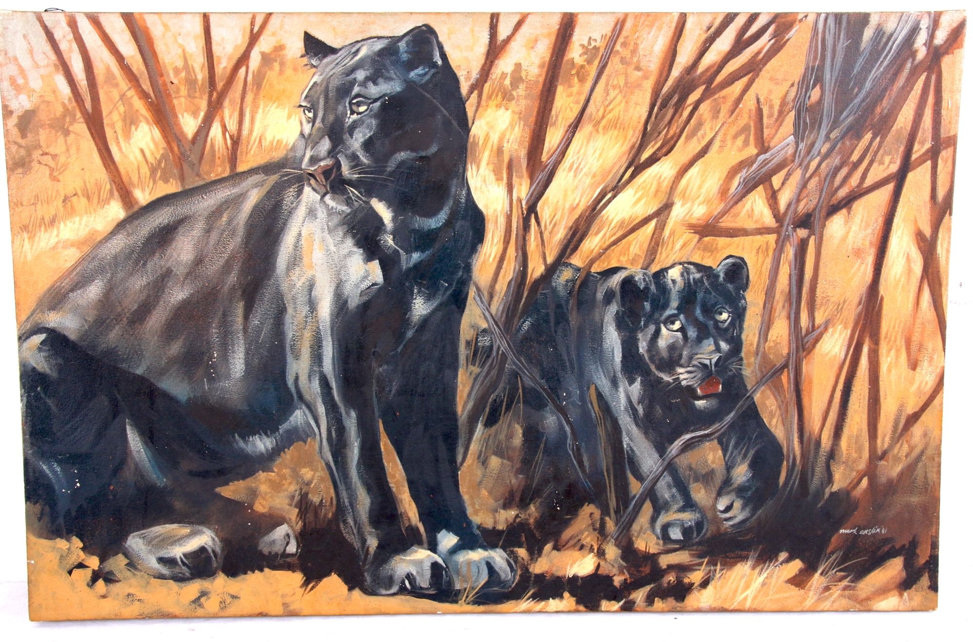 Mark Enslin | PANTHERS (1981) | MutualArt