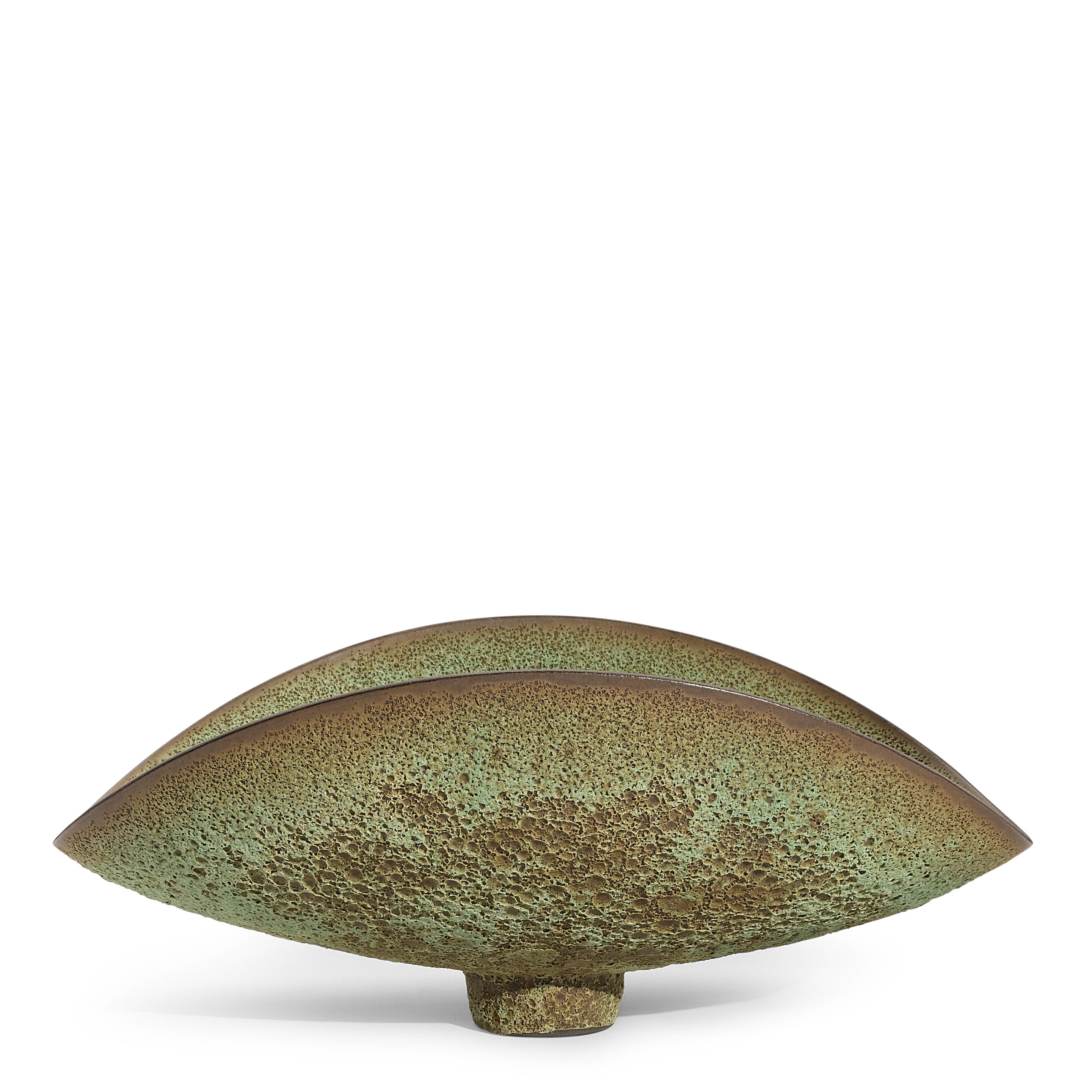 James Lovera | Folded Bowl crater glazed earthenware, incised 'lovera ...