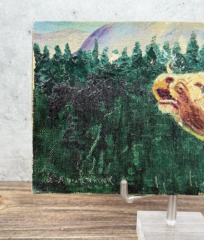 Artwork by Elbridge Ayer Burbank, The Call of the Western Wild