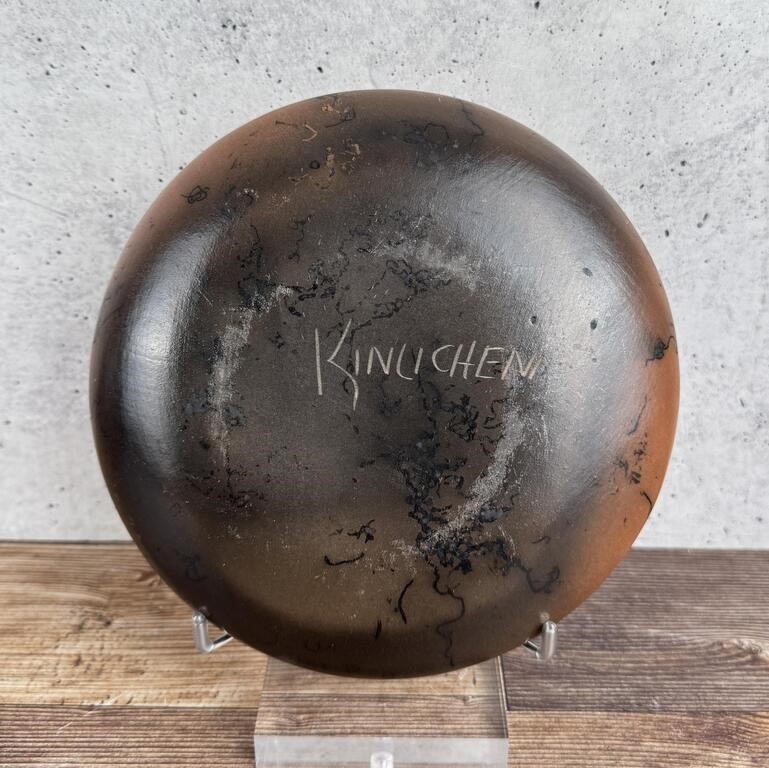 Artwork by Hanna Jay Kinlicheni, Navajo Horsehair Pot