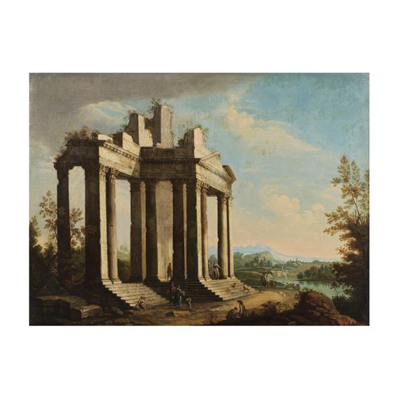 Caprice avec ruines romaines - Gaetano Vetturali