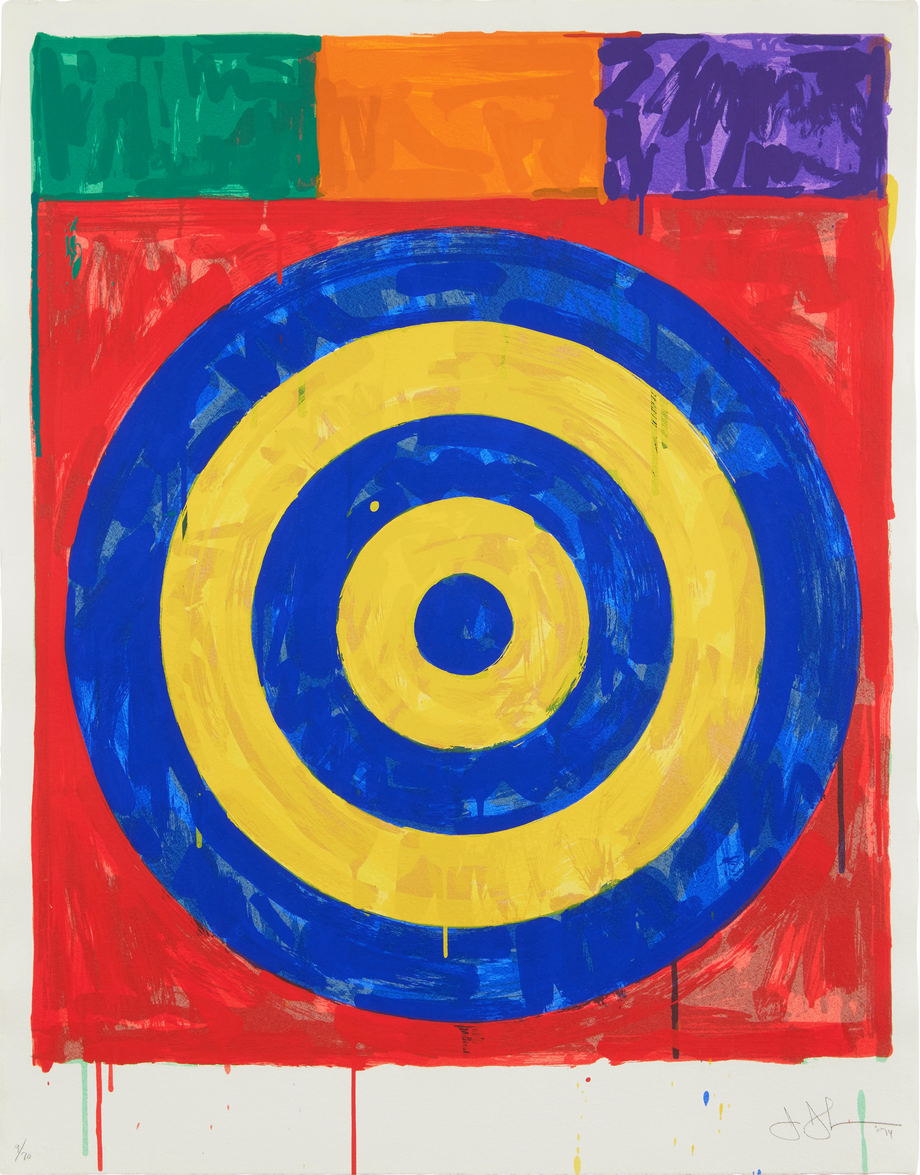 Jasper Johns | Target (ULAE 147) (1974) | MutualArt