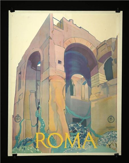 Roma Mercato Di Traiano by Vittorio Grassi, ca. 1920's