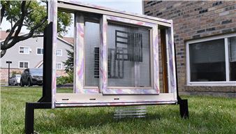 Hello Neighbor: Purple Windows: Terrain Biennial 2025 - Lubeznik Center for the Arts