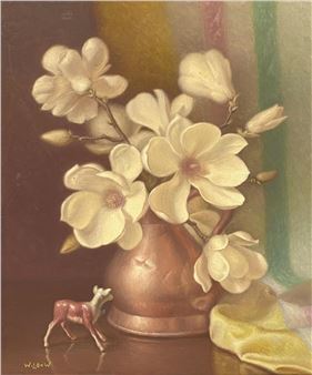 Flowers of the Yulan Tree (Magnolia denuata - Clive Wilbow