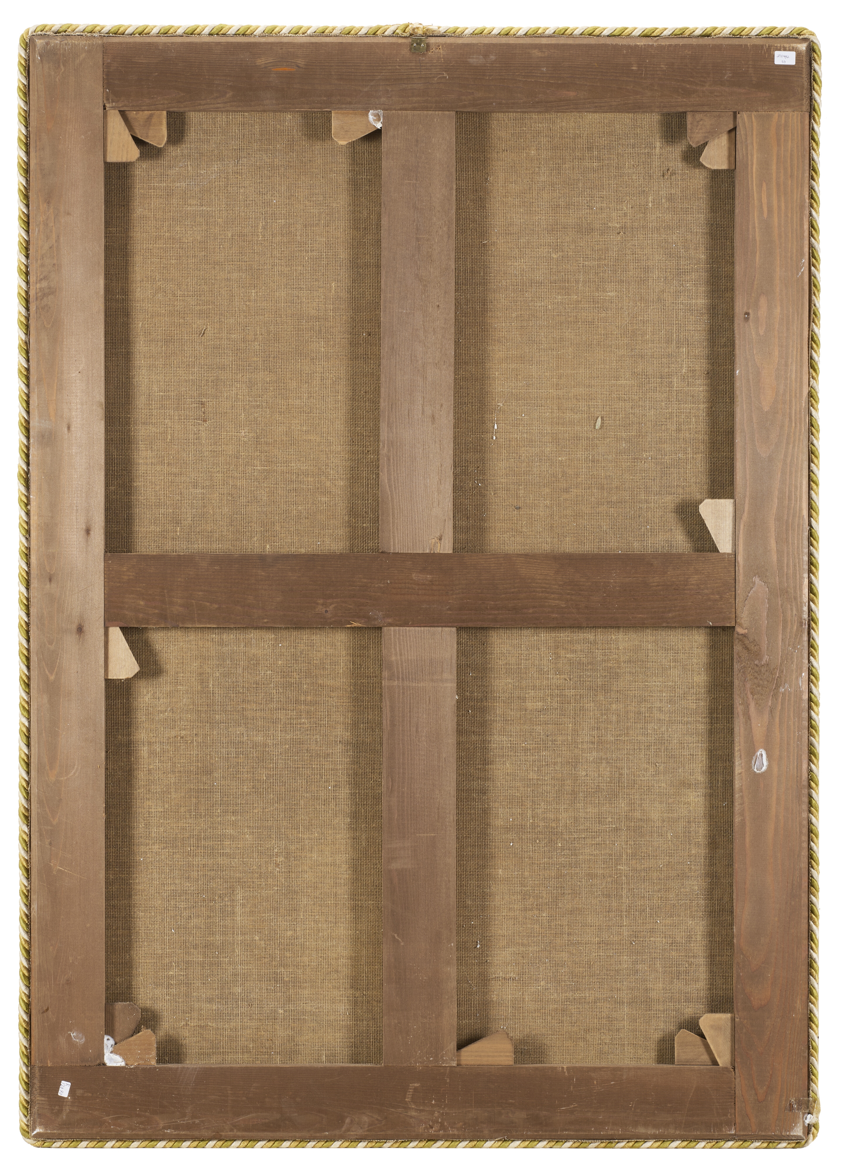 Artwork by Bernardino Prosperi, The Death of the Virgin with the Apostles and the Triune Body of Jesus, Made of oil on canvas