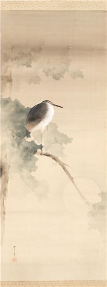 Heron on Branch - Seitei Watanabe
