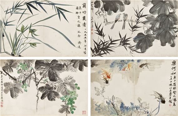 Flowers and Birds - Wang Jiqian