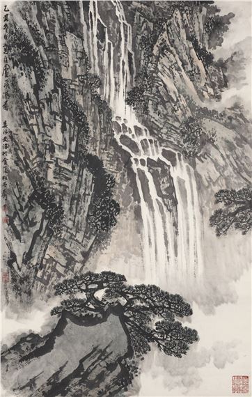 Waterfall in Lu Mountain - Song Wenzhi