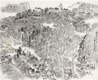 Jiuhua Mountain Scenery - Tong Zhongtao