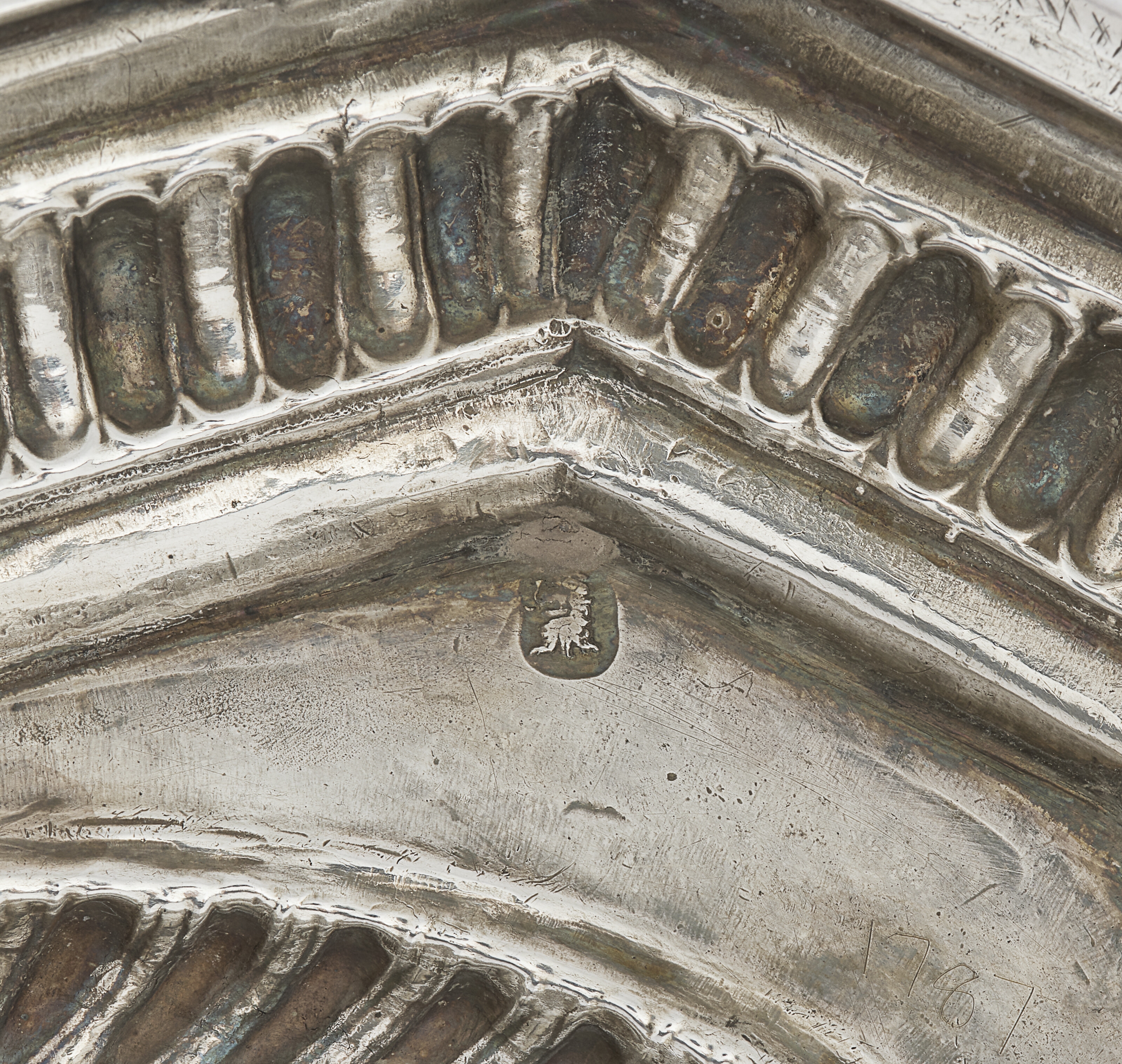 Artwork by John Barnard, MARK OF JOHN BARNARD, LONDON, 1705