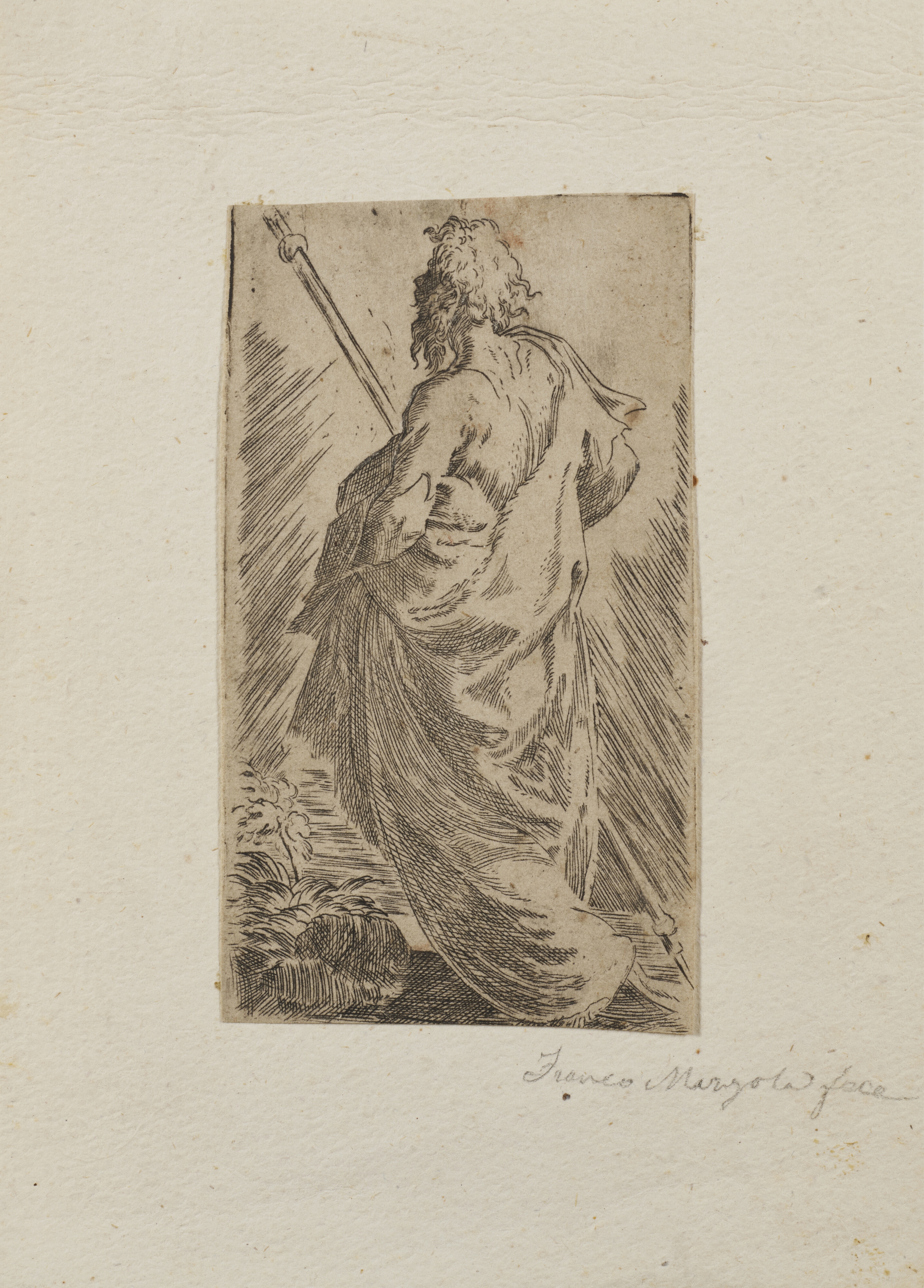 Artwork by Parmigianino, Guido Reni, Girl with a cushion, Made of engravings