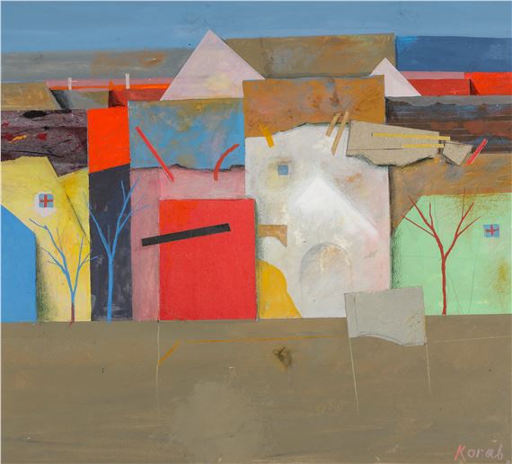 Ohne Titel (Dorf - Karl Korab