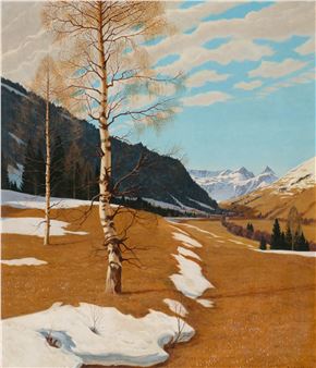 Vorfrühling bei Saalbach im Salzburger Land