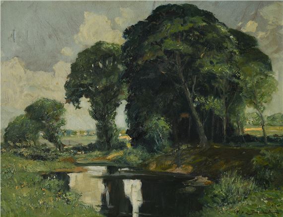 Landscape near Canterbury - Francesco Pablo de Besperato