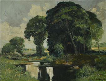 Landscape near Canterbury - Francesco Pablo de Besperato