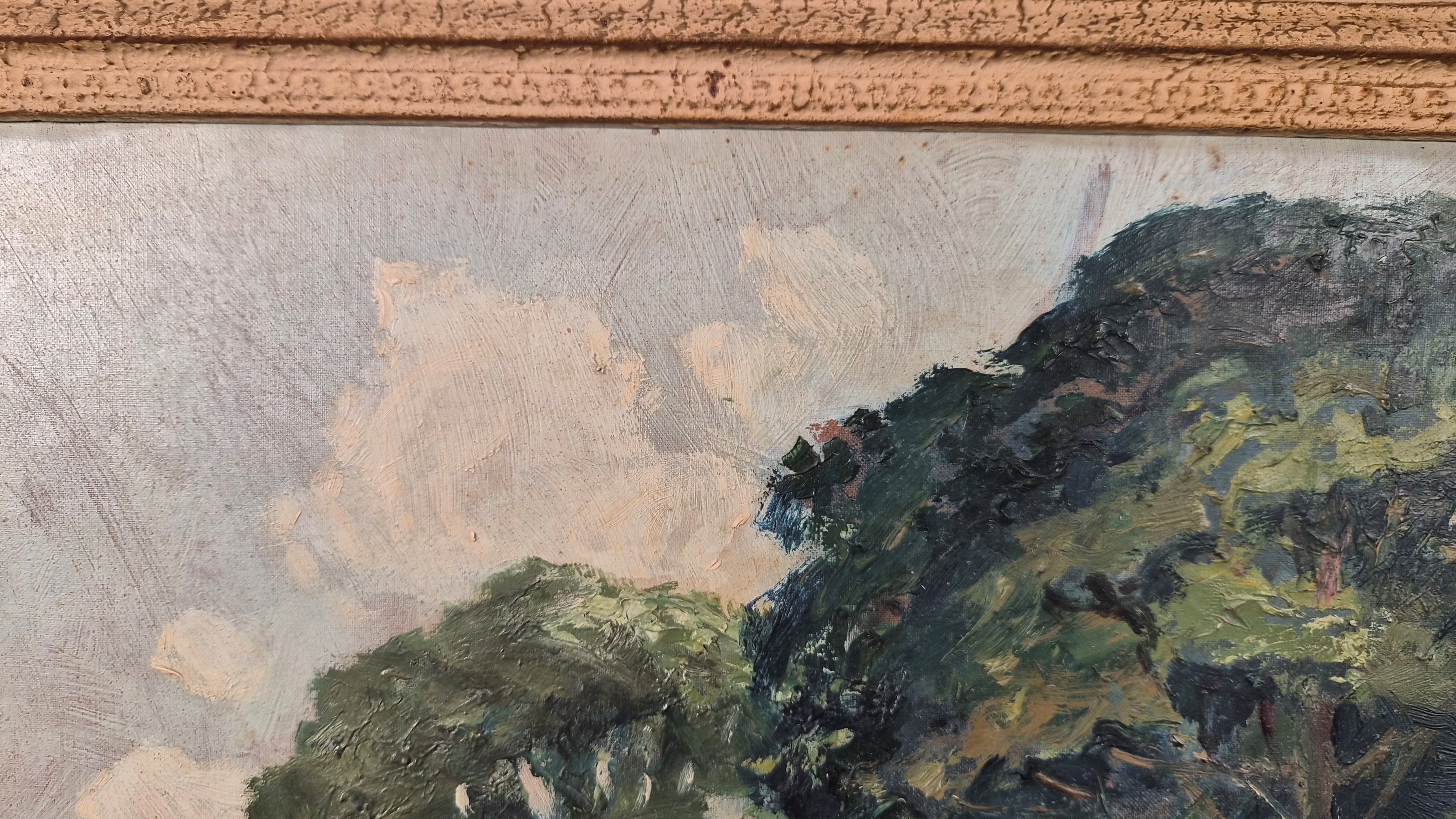 Artwork by Francesco Pablo de Besperato, Landscape near Canterbury, Made of Oil On Canvas