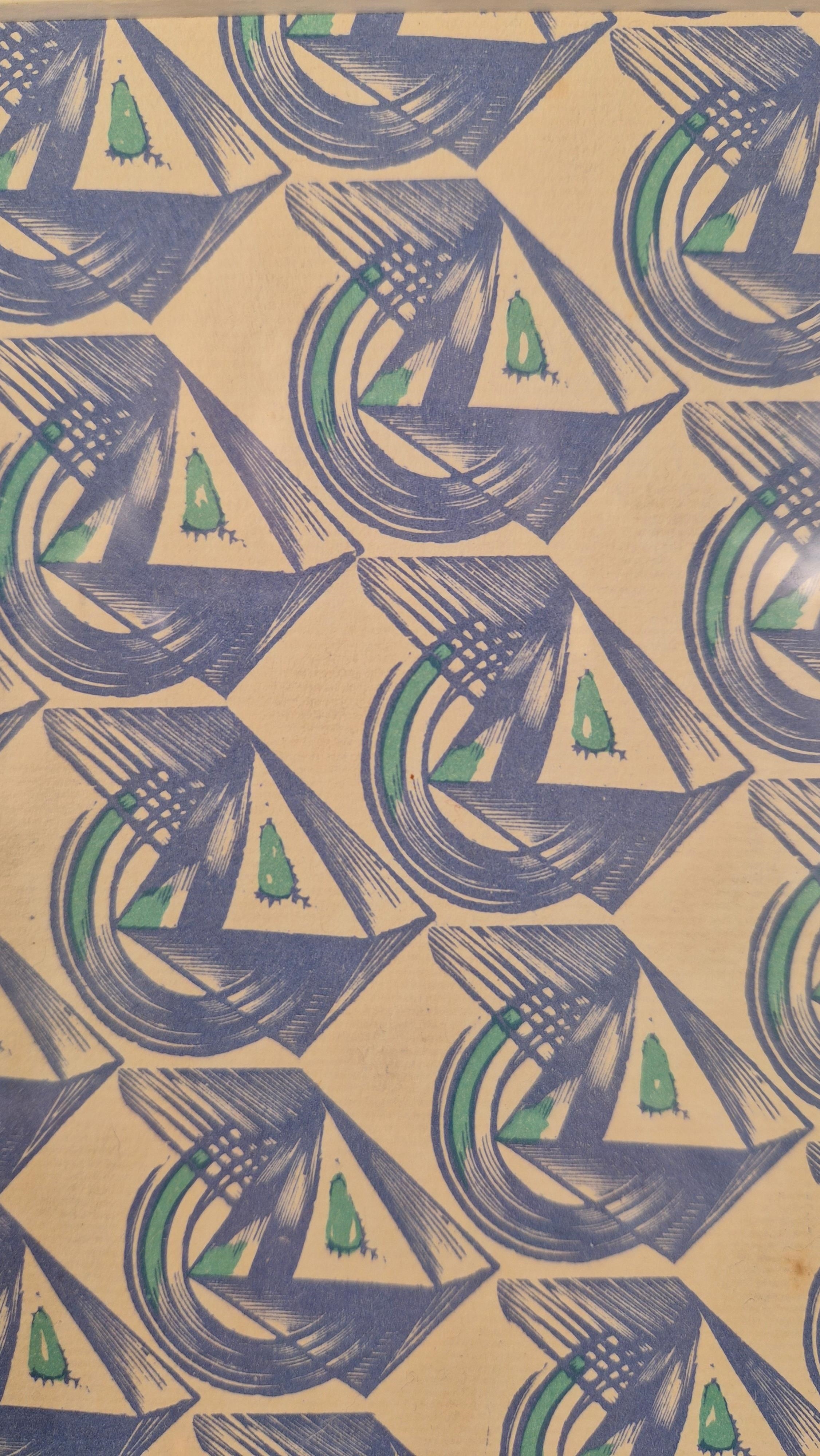 Eric Ravilious | Untitled wallpaper design (1927) | MutualArt