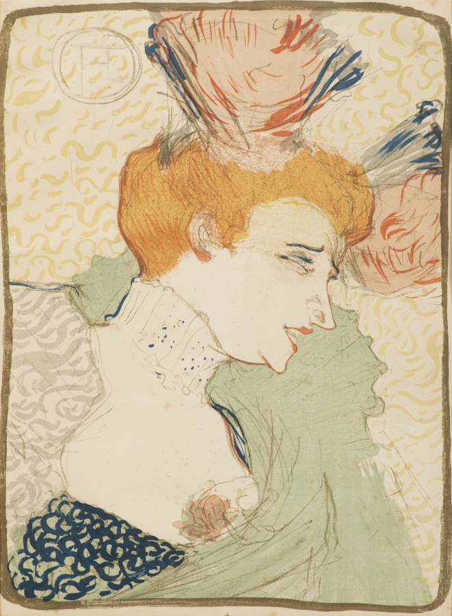 Artwork by Henri de Toulouse-Lautrec, Mademoiselle Marcelle Lender, en buste, Made of original lithograph