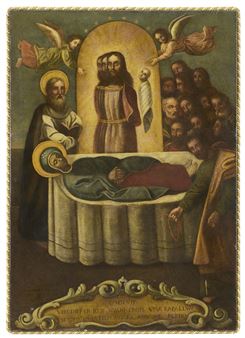 The Death of the Virgin with the Apostles and the Triune Body of Jesus - Bernardino Prosperi