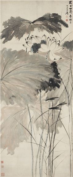 Fragrant Lotus by Zhang Daqian, 1930s