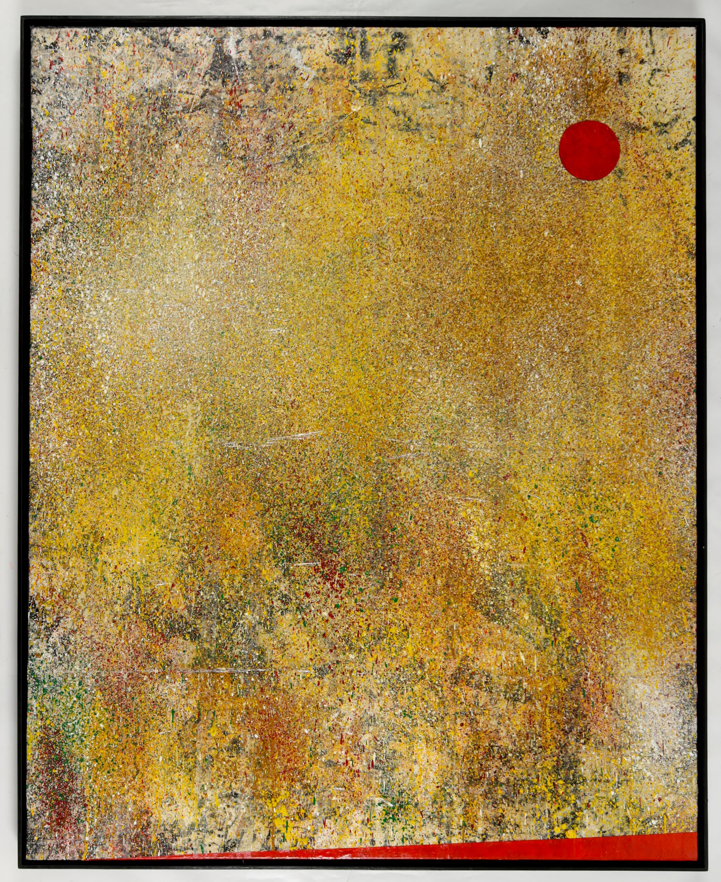 Artwork by Hermann Angeli, Die Stille danach, Made of acrylic on canvas