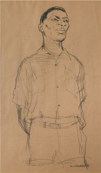 Half-length portrait of a young man - Paul Hogarth