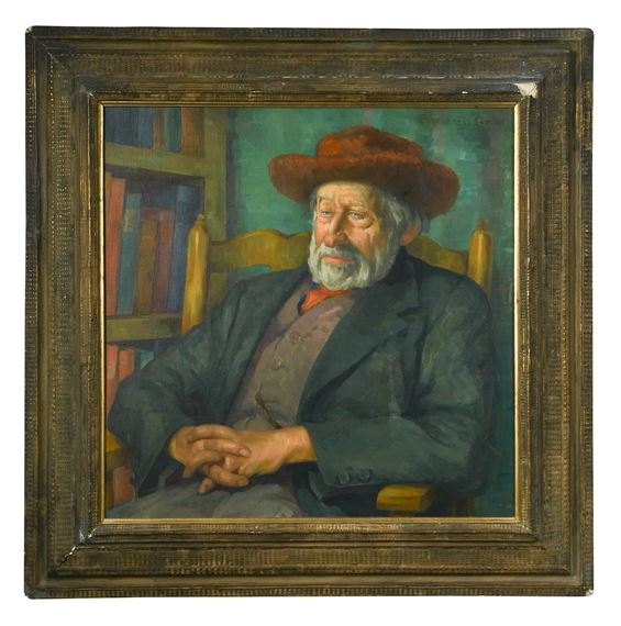 Portrait of a seated gentleman - Edward Kenneth Center