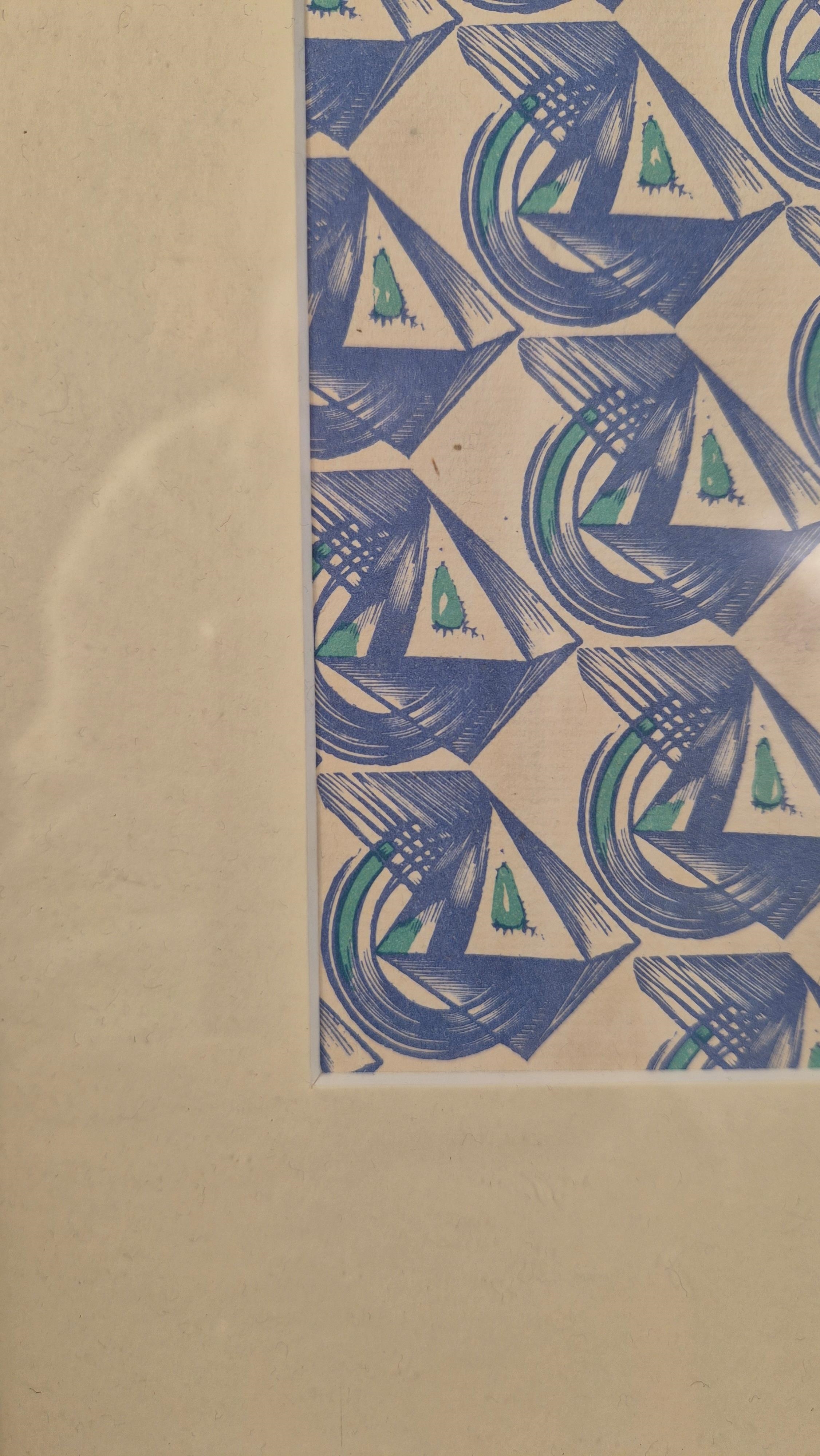 Eric Ravilious | Untitled wallpaper design (1927) | MutualArt