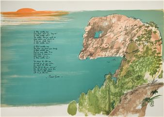 Deya - the complete portfolio of five poems and lithographs - Paul Hogarth