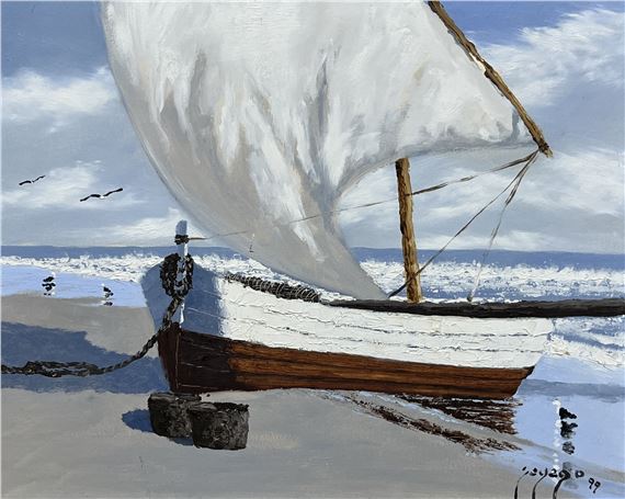 Arreando velas - Adolfo Sayago