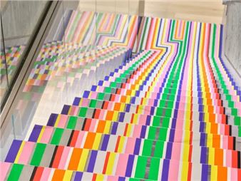 Jim Lambie: Zobop (Colour-Chrome) - Vancouver Art Gallery