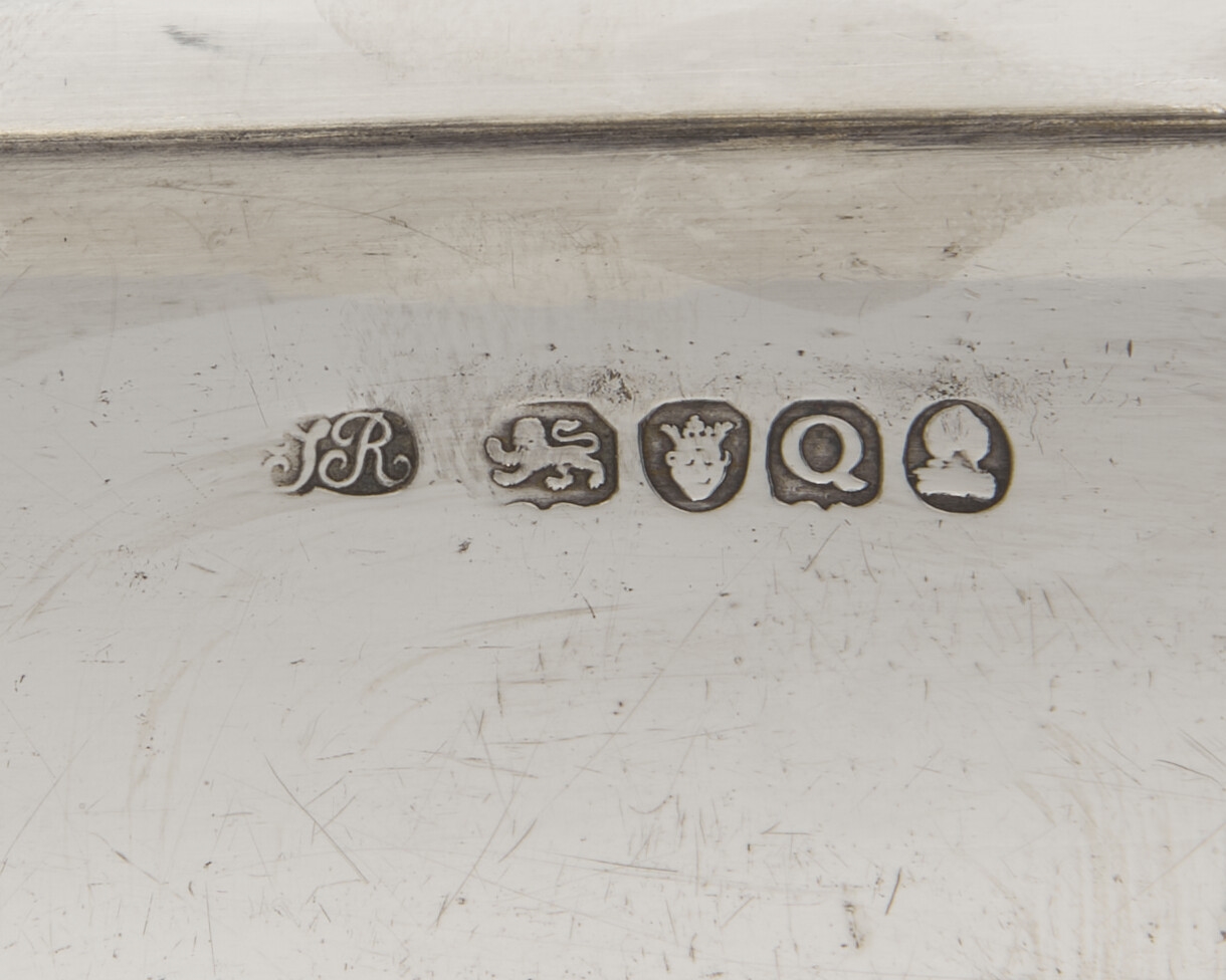 Artwork by Thomas Robbins, MARK OF THOMAS ROBBINS, LONDON, 1811, Made of silver