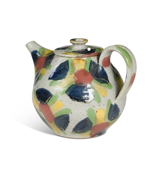 a stoneware teapot and cover - Janice Tchalenko