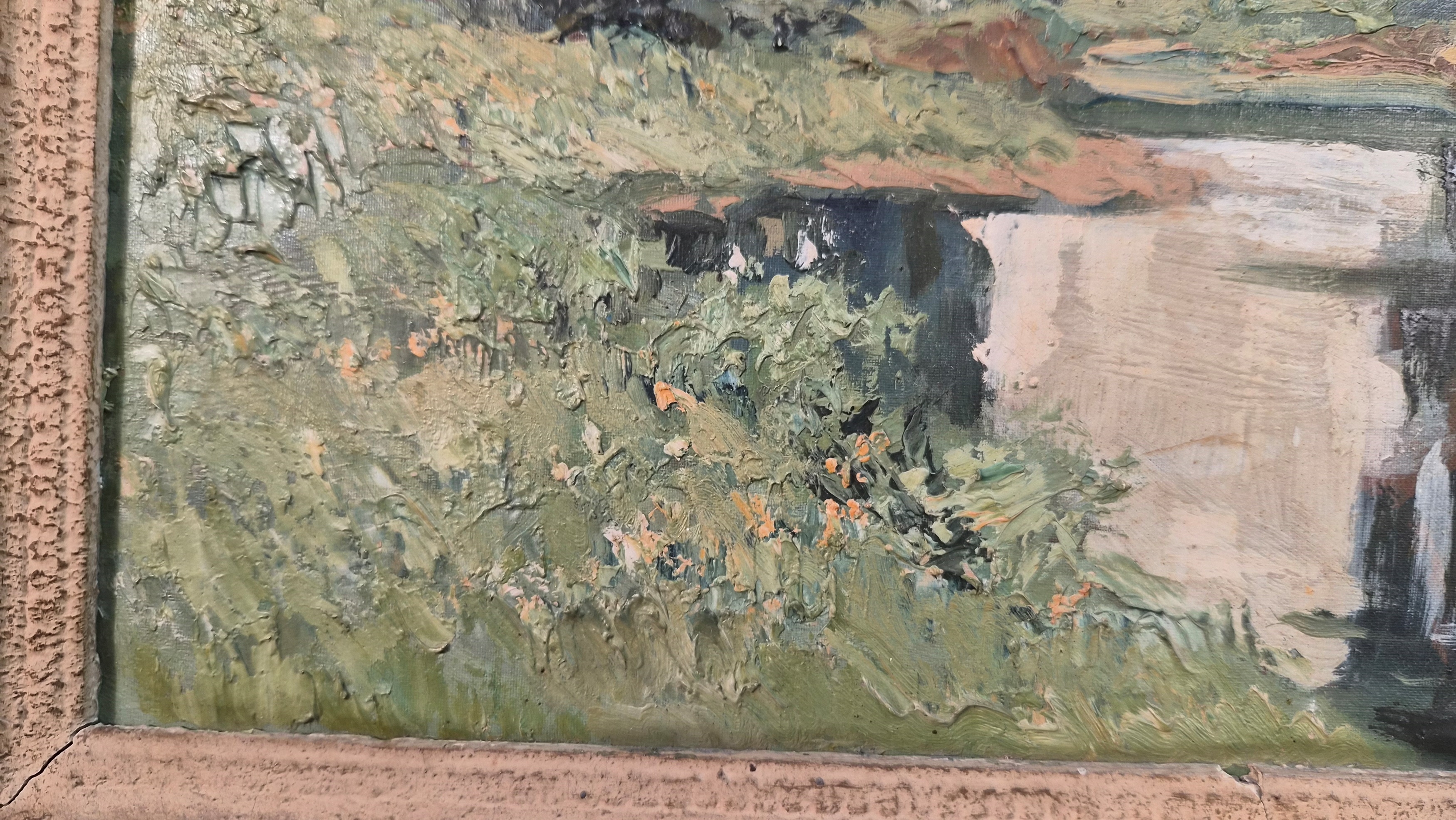 Artwork by Francesco Pablo de Besperato, Landscape near Canterbury, Made of Oil On Canvas