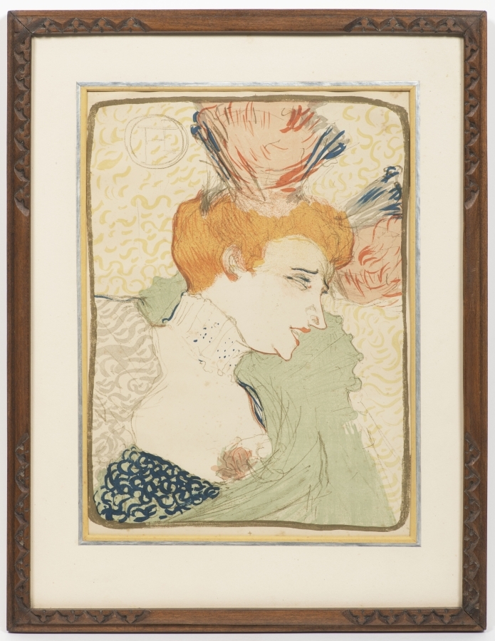 Artwork by Henri de Toulouse-Lautrec, Mademoiselle Marcelle Lender, en buste, Made of original lithograph