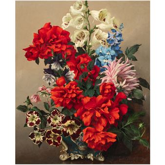 Still life with Flowers - Lev Tchistovsky