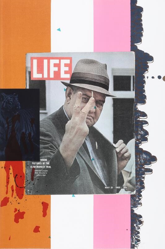 Artwork by Kirstine Roepstorff, Hawk, Made of Lithograph in colours