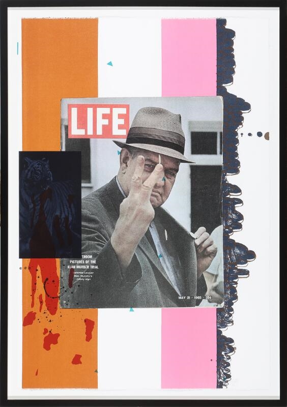 Artwork by Kirstine Roepstorff, Hawk, Made of Lithograph in colours