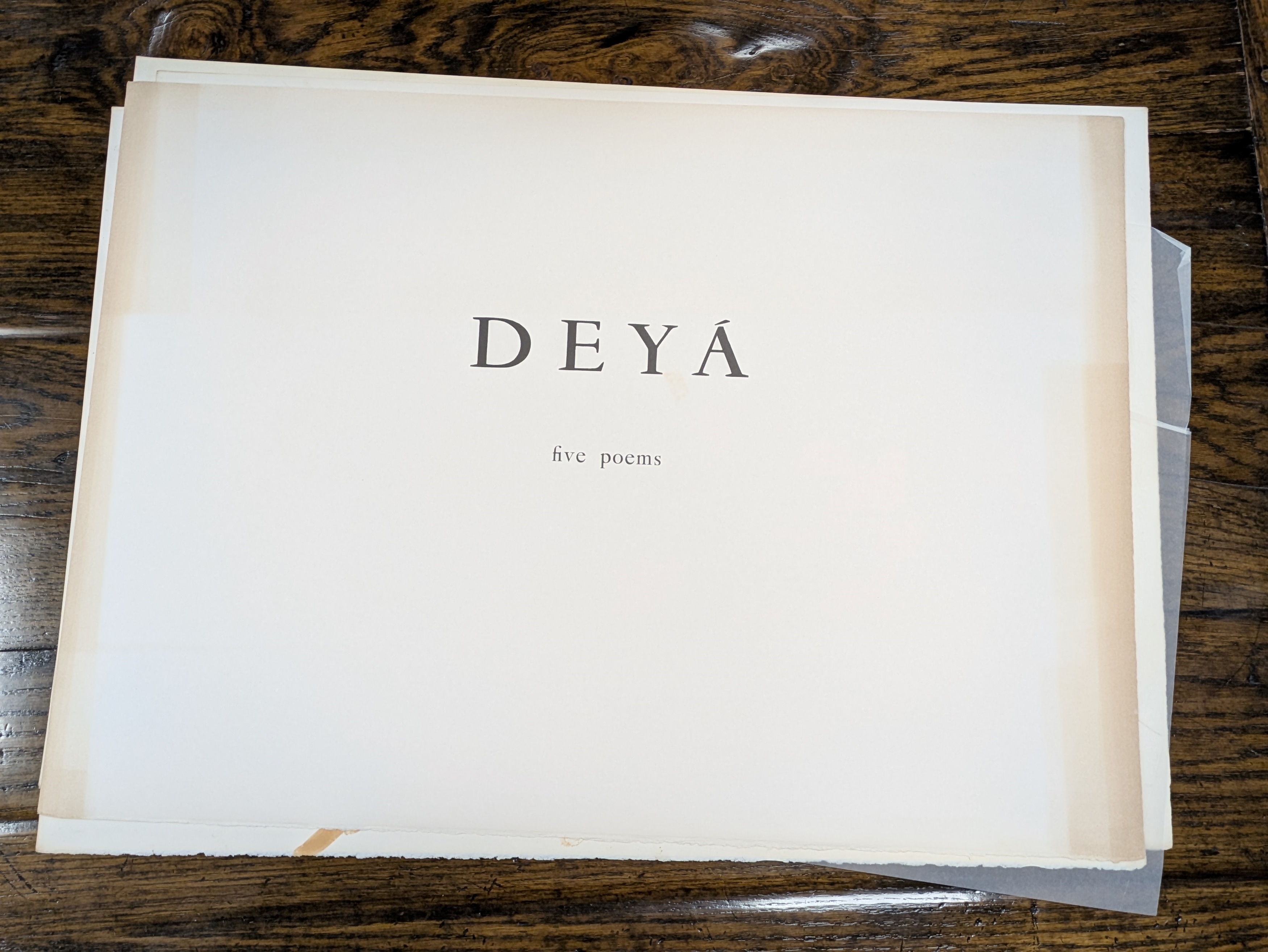 Artwork by Paul Hogarth, Deya - the complete portfolio of five poems and lithographs, Made of Lithographs