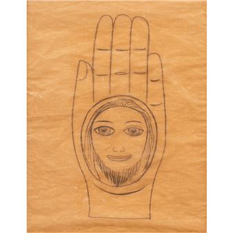 Untitled (Face on Hand - Beniamino Benevenuto Bufano